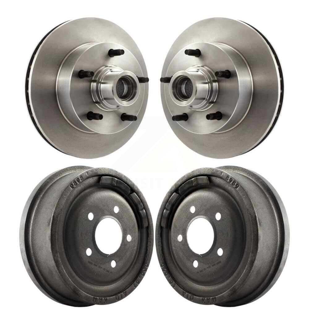CMX - K8-102191 - Front and Rear Disc Brake Rotor and Hub Assembly Kits