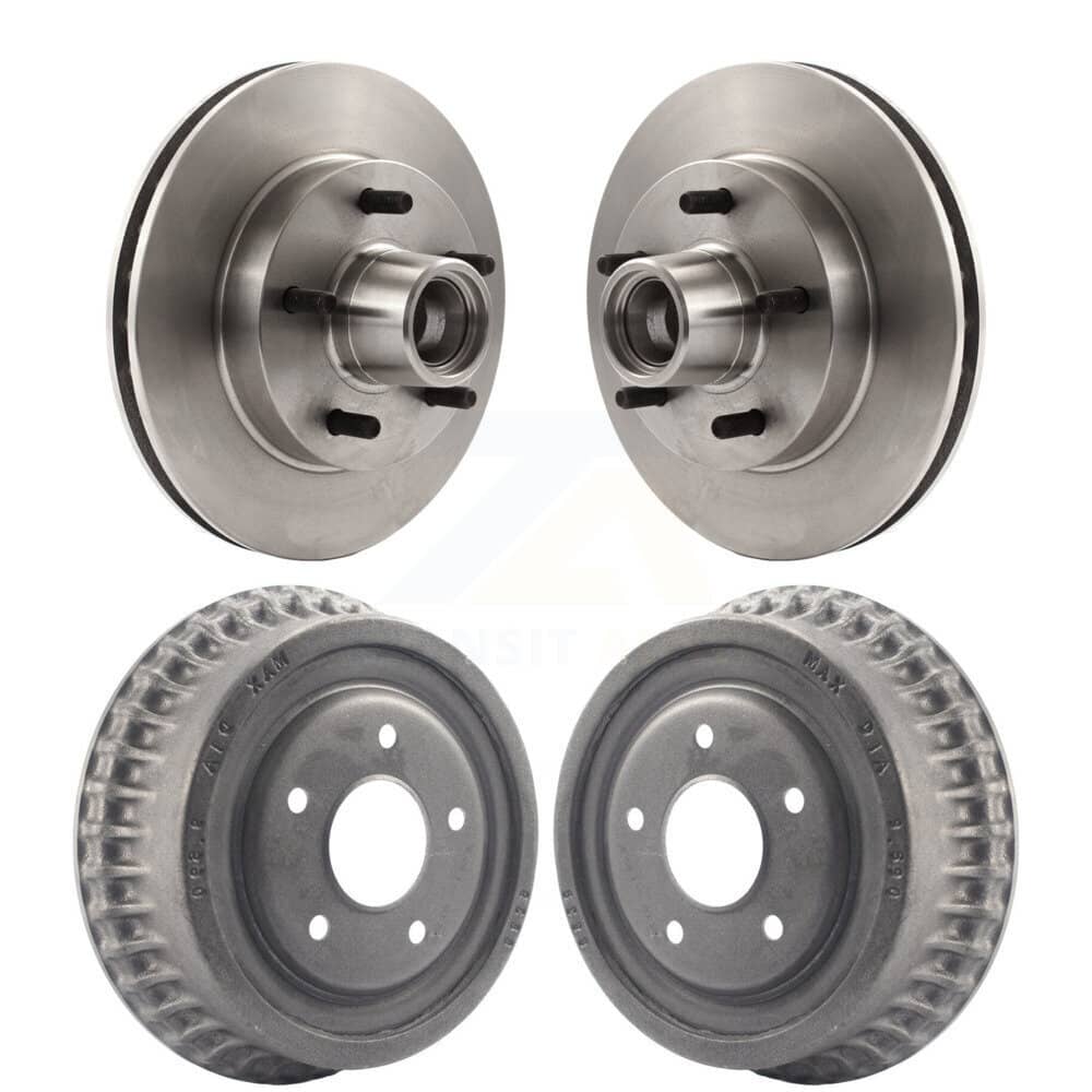 CMX - K8-102203 - Front and Rear Disc Brake Rotor and Hub Assembly Kits