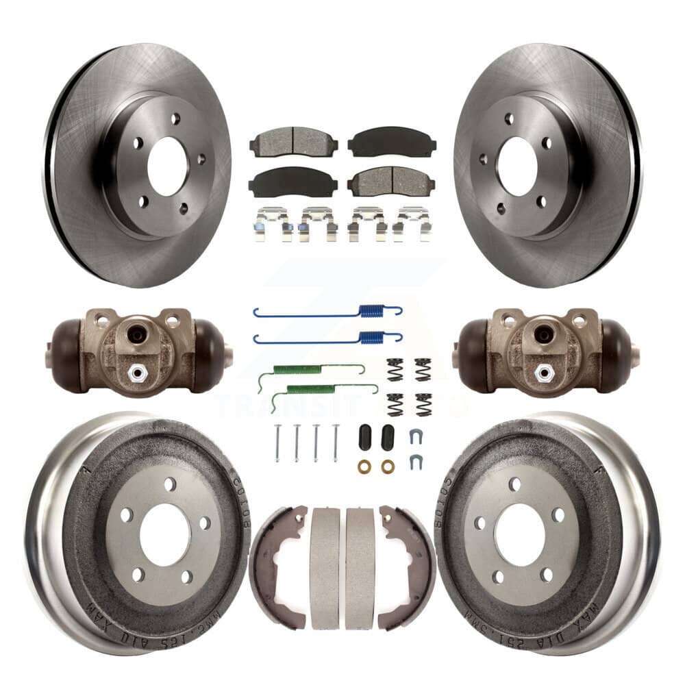 Transit Auto - K8S-102215 - Front and Rear Disc Brake Kits