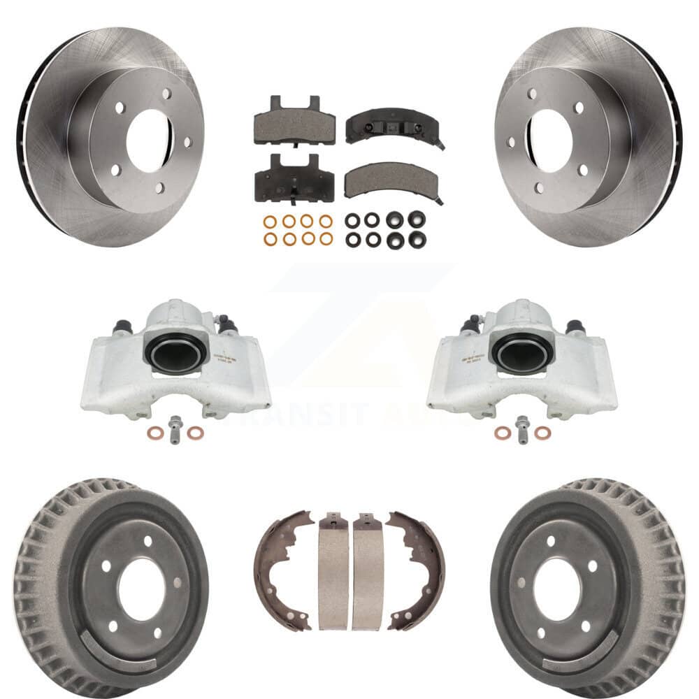 Transit Auto - KC8-100815P - Front and Rear Disc Brake Kits
