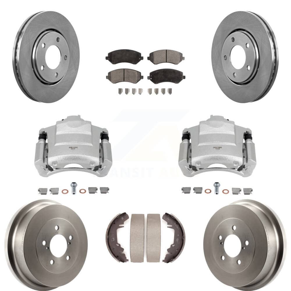 Transit Auto - KC8-100817P - Front and Rear Disc Brake Kits