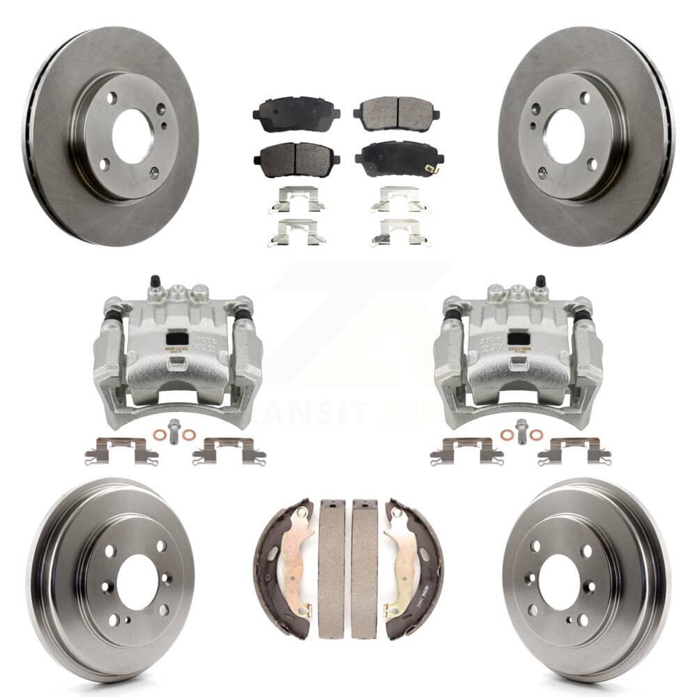 Transit Auto - KC8-100820T - Front and Rear Disc Brake Kits