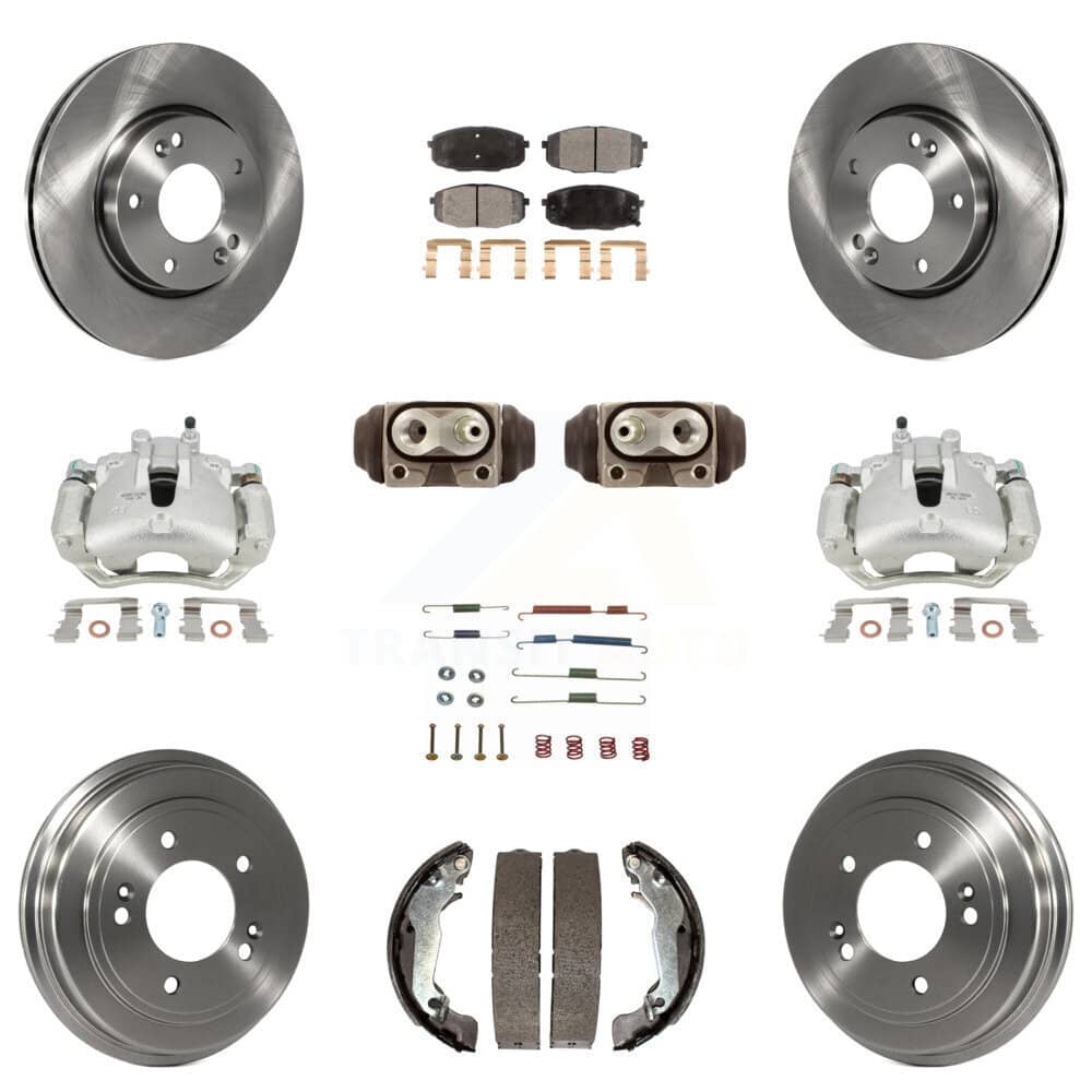 Transit Auto - KC8-100914P - Front and Rear Disc Brake Kits
