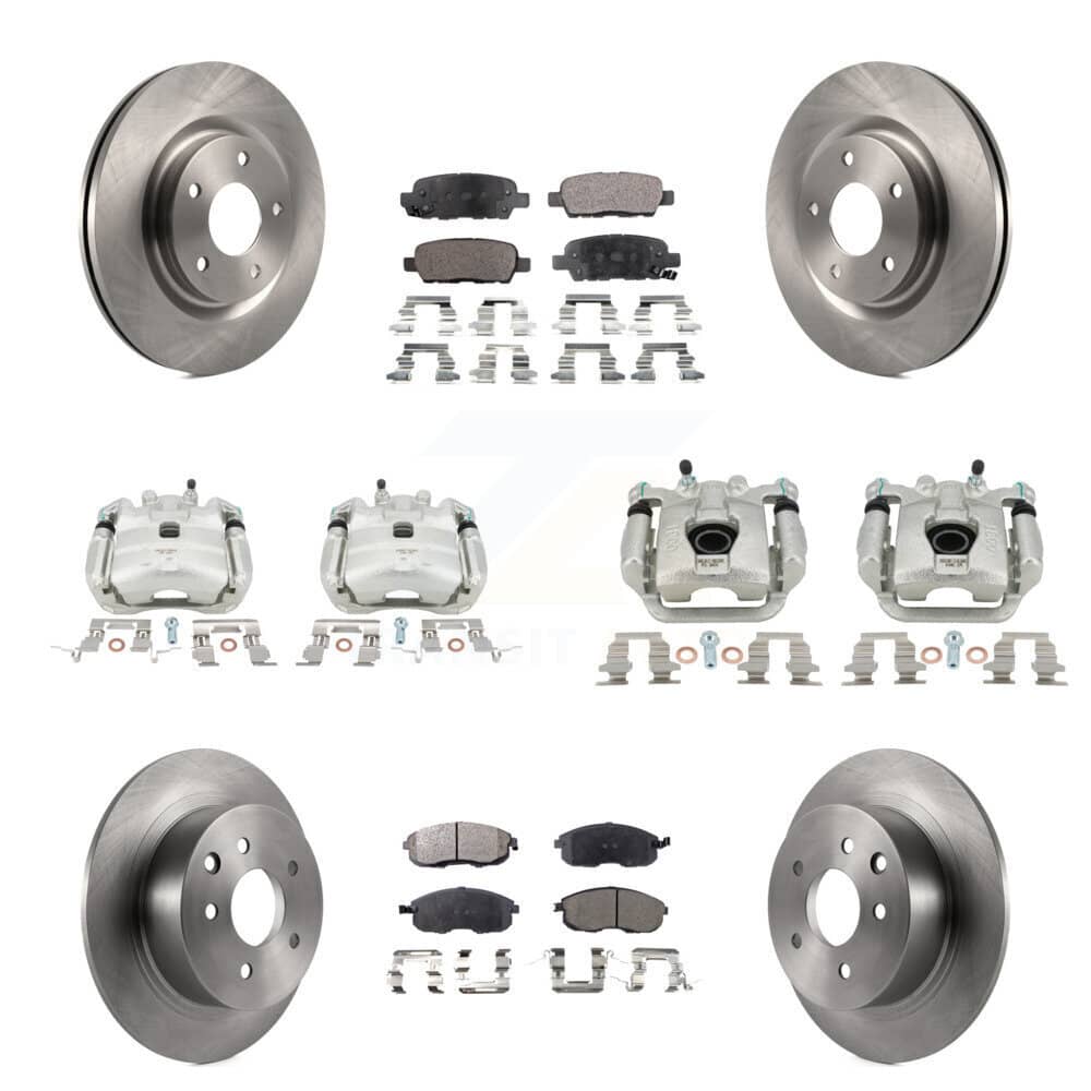 Transit Auto - KC8-100977P - Front and Rear Disc Brake Kits