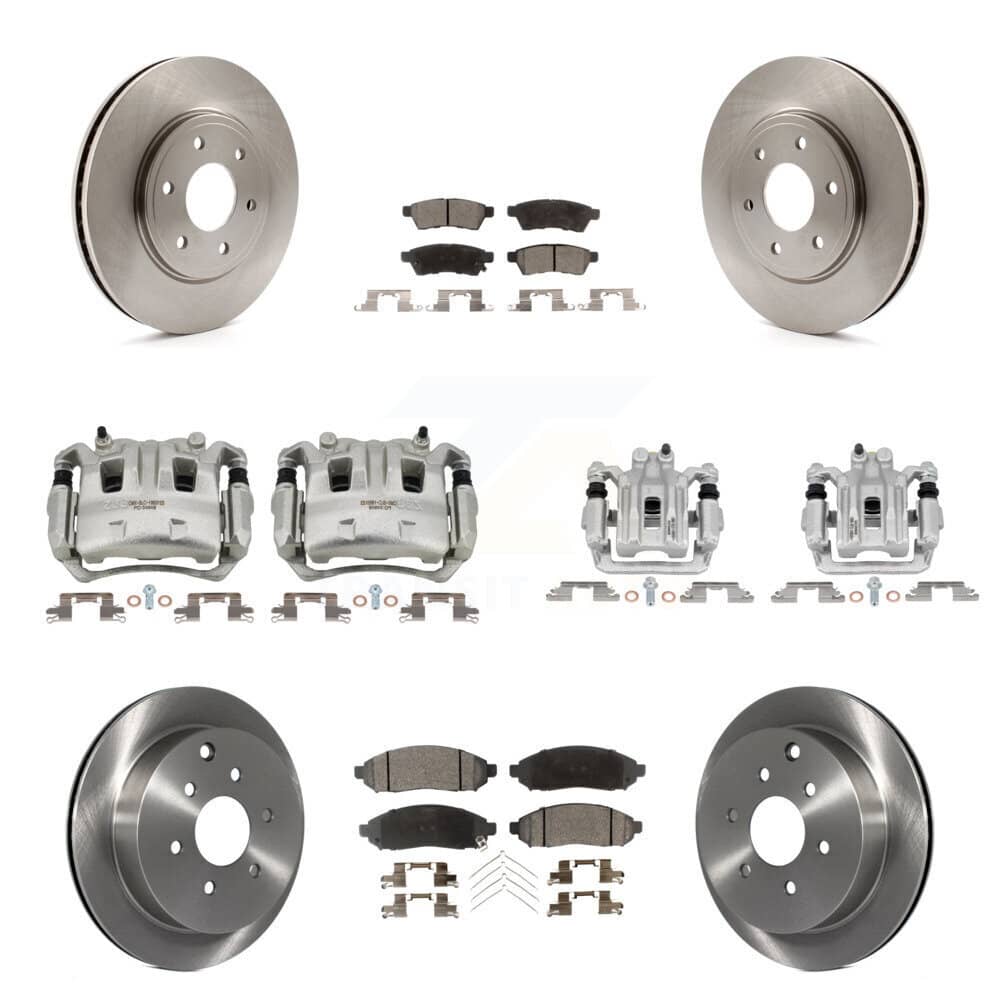 Transit Auto - KC8-101032P - Front and Rear Disc Brake Kits