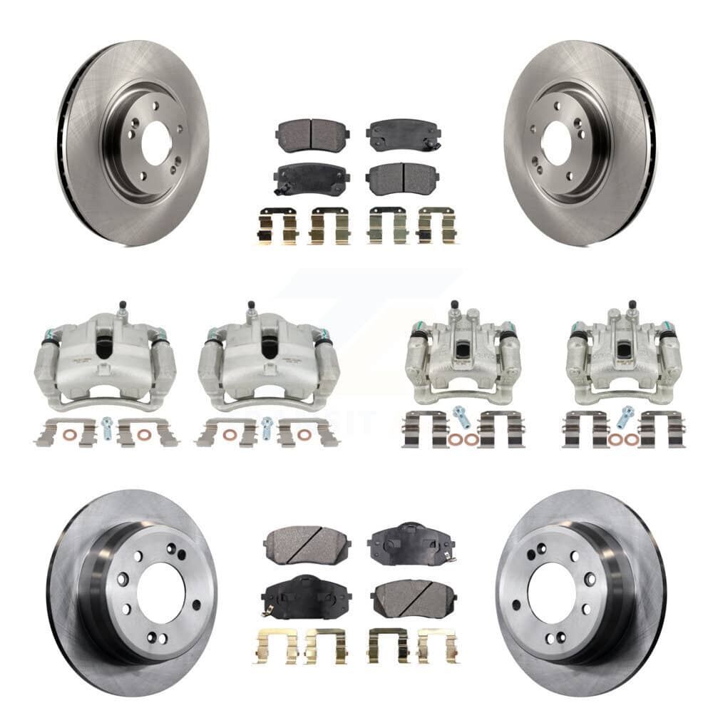 Transit Auto - KC8-101046P - Front and Rear Disc Brake Kits