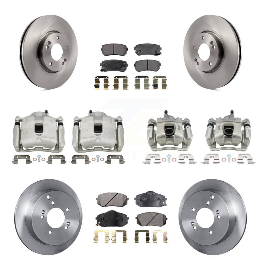 Transit Auto - KC8-101051P - Front and Rear Disc Brake Kits