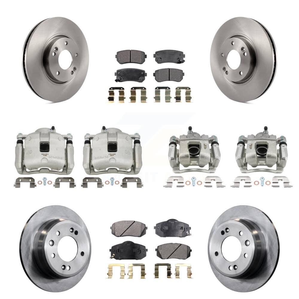 Transit Auto - KC8-101052P - Front and Rear Disc Brake Kits