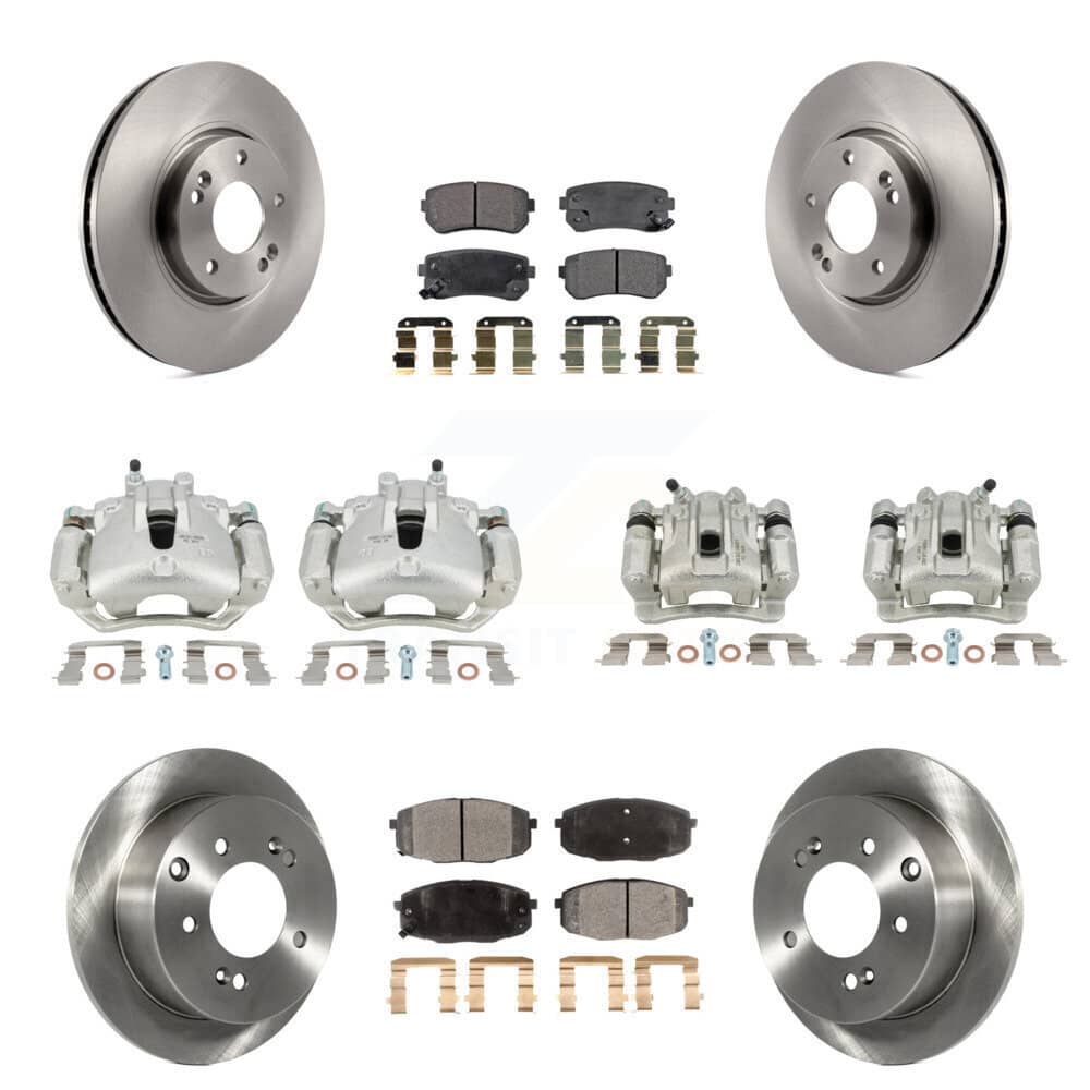Transit Auto - KC8-101093P - Front and Rear Disc Brake Kits