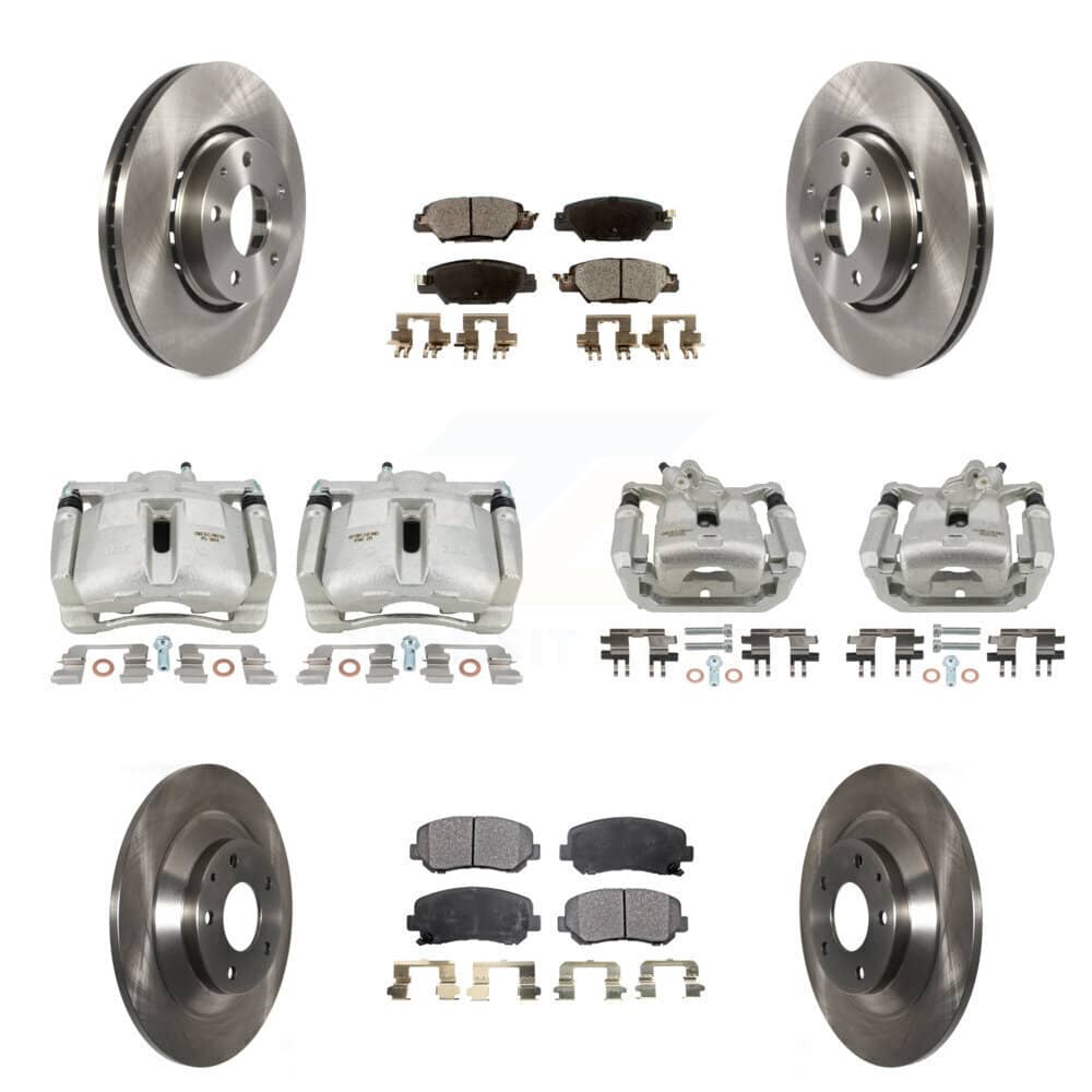 Transit Auto - KC8-101097P - Front and Rear Disc Brake Kits