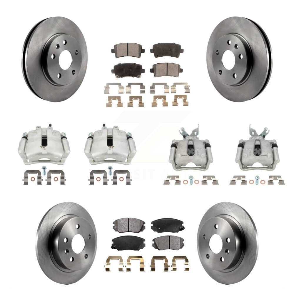 Transit Auto - KC8-101098P - Front and Rear Disc Brake Kits