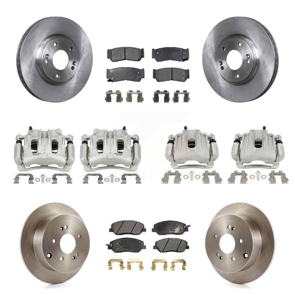 Transit Auto - KC8-101114P - Front and Rear Disc Brake Kits