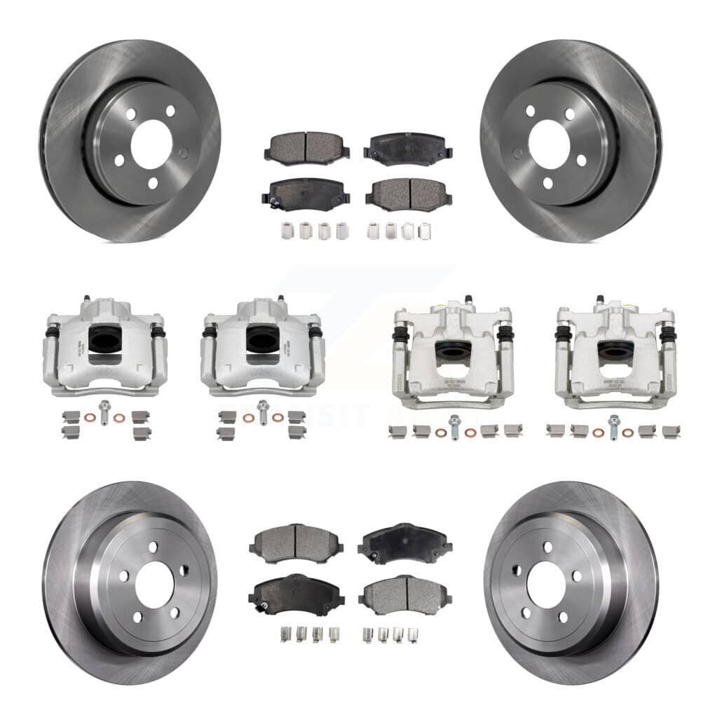 Transit Auto - KC8-101128T - Front and Rear Disc Brake Kits