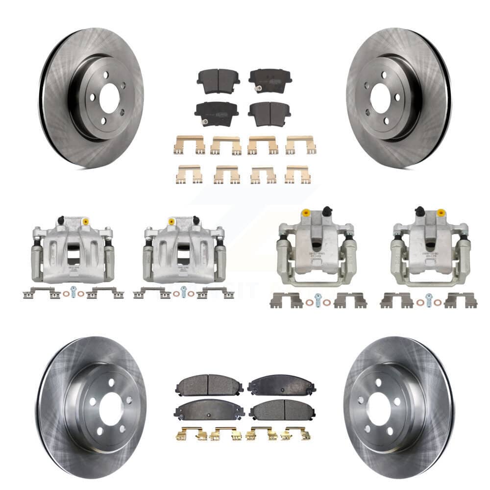 Transit Auto - KC8-101184P - Front and Rear Disc Brake Kits