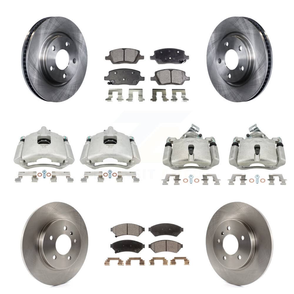 Transit Auto - KC8-101200P - Front and Rear Disc Brake Kits