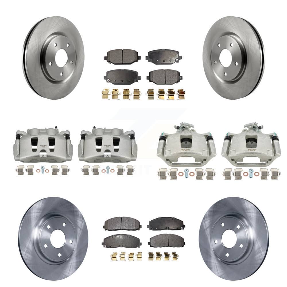 Transit Auto - KC8-101214T - Front and Rear Disc Brake Kits