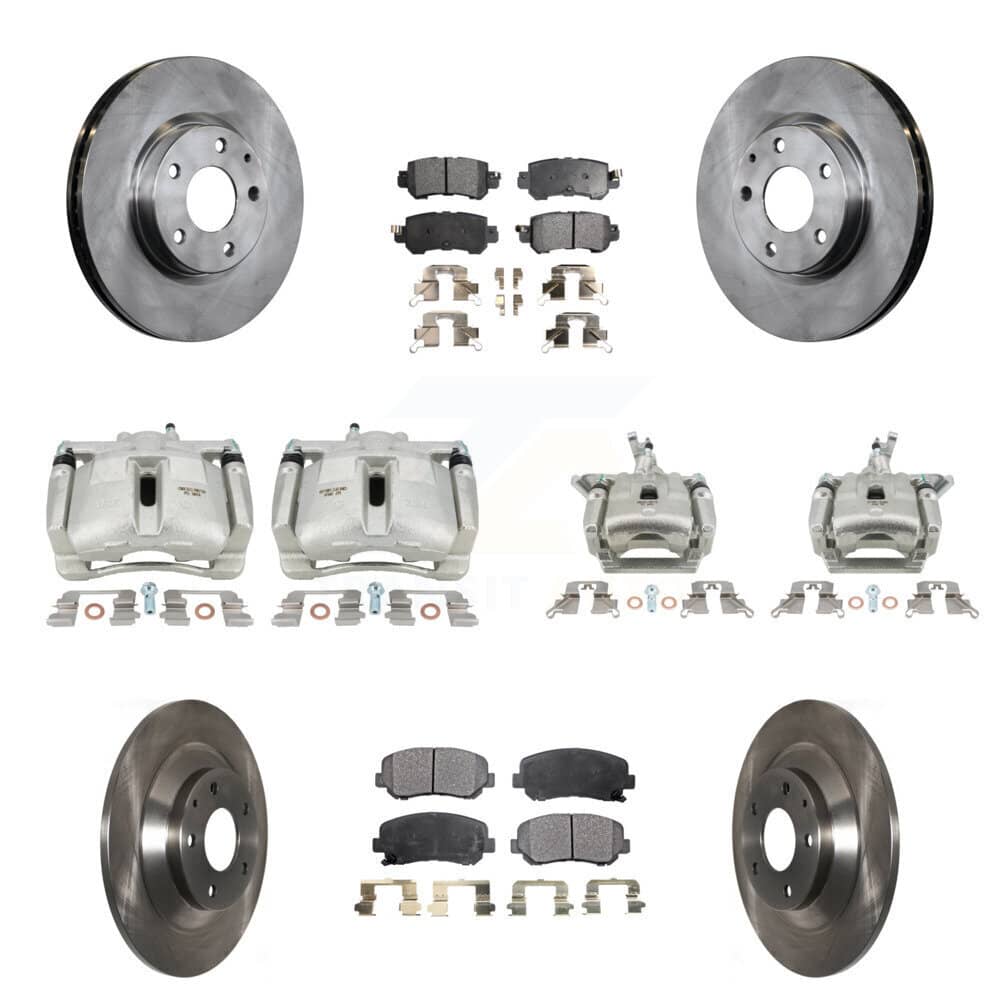 Transit Auto - KC8-101223T - Front and Rear Disc Brake Kits
