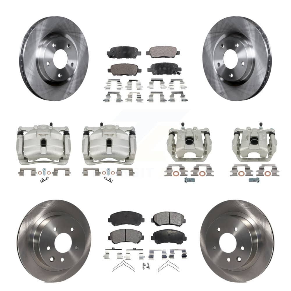 Transit Auto - KC8-101231P - Front and Rear Disc Brake Kits