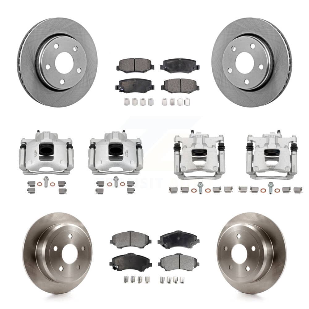 Transit Auto - KC8-101271T - Front and Rear Disc Brake Kits