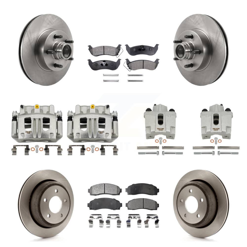 Transit Auto - KC8-101334P - Front and Rear Disc Brake Kits
