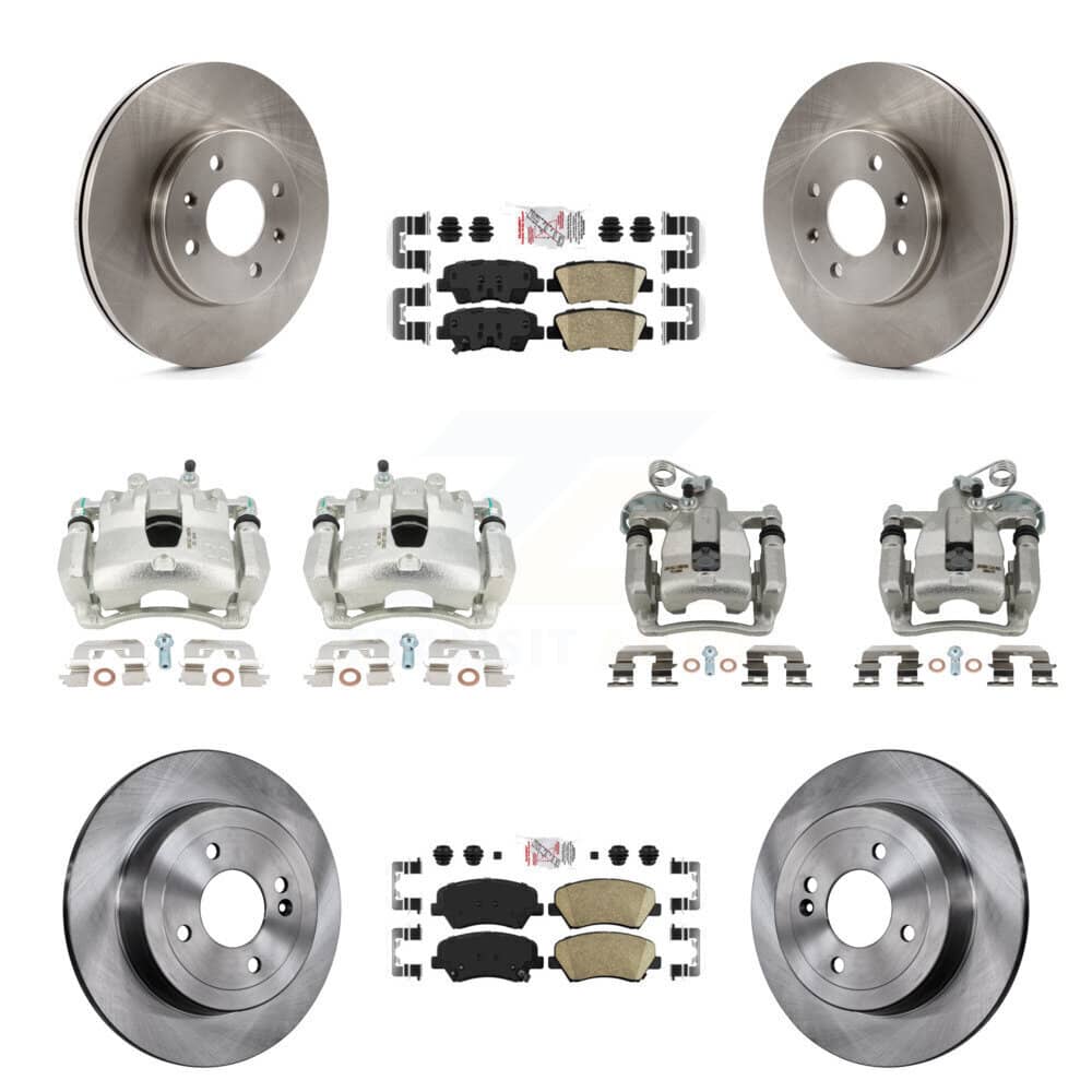 Transit Auto - KC8-102308N - Front and Rear Disc Brake Kits