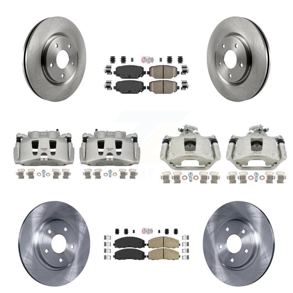 Transit Auto - KC8-102624N - Front and Rear Disc Brake Kits