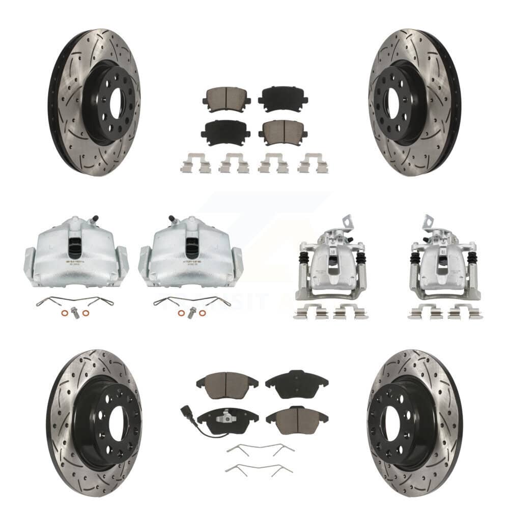 Transit Auto - KCD-100212C - Front and Rear Disc Brake Kits