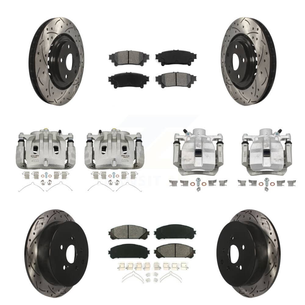 Transit Auto - KCD-100213S - Front and Rear Disc Brake Kits
