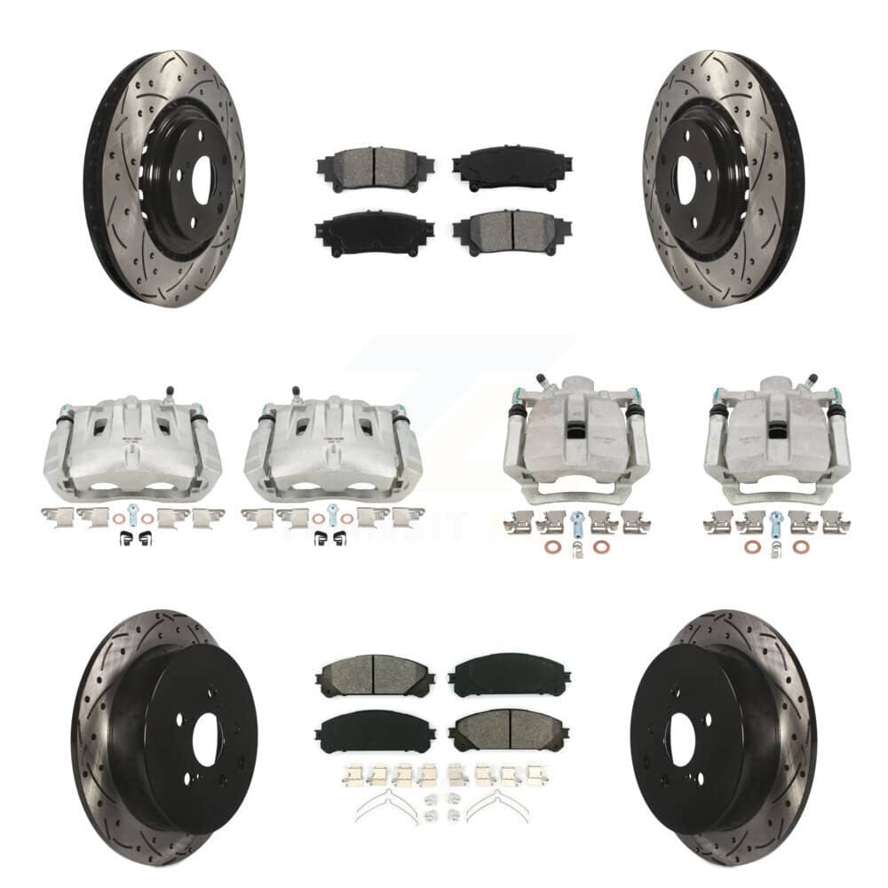 Transit Auto - KCD-100214S - Front and Rear Disc Brake Kits