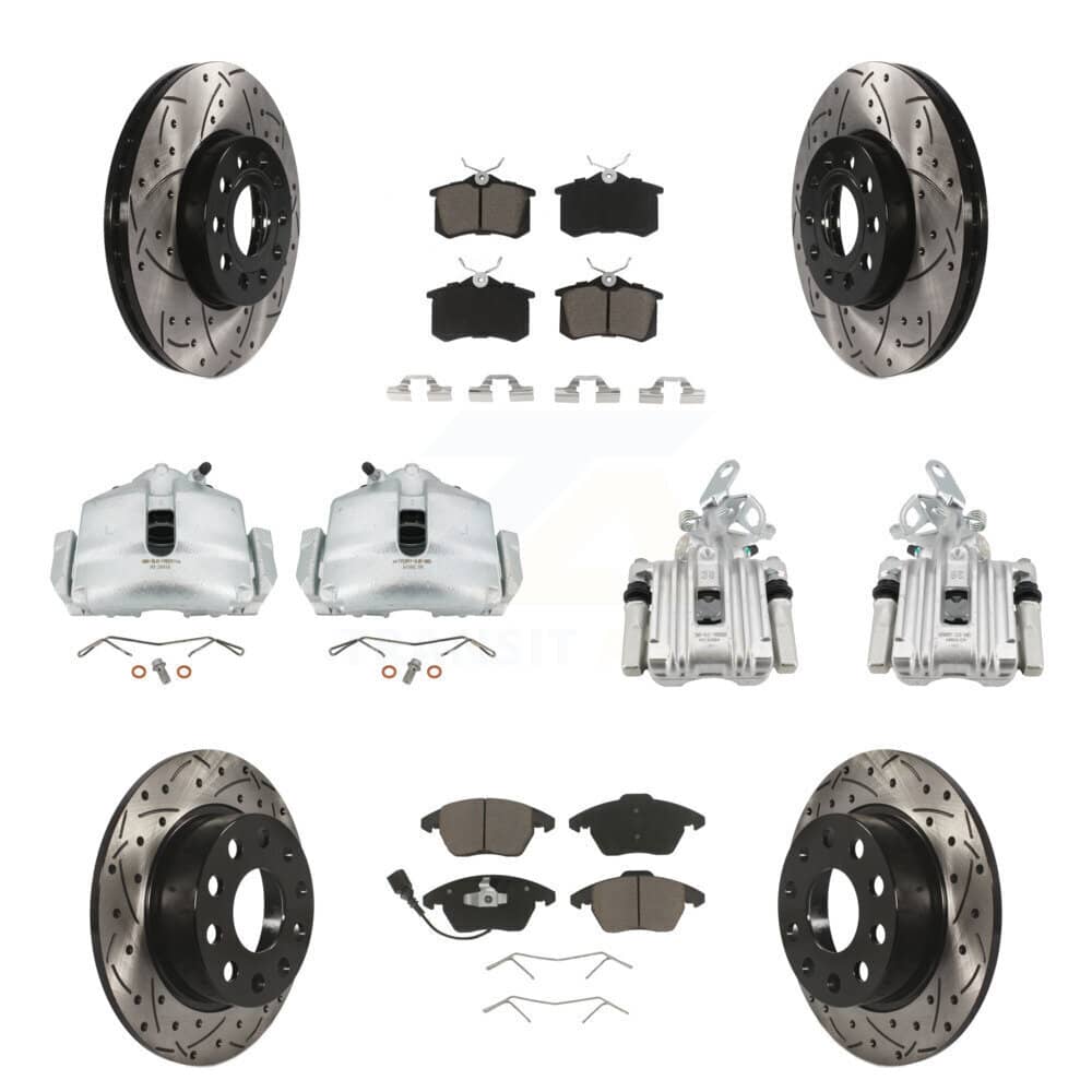 Transit Auto - KCD-100216C - Front and Rear Disc Brake Kits