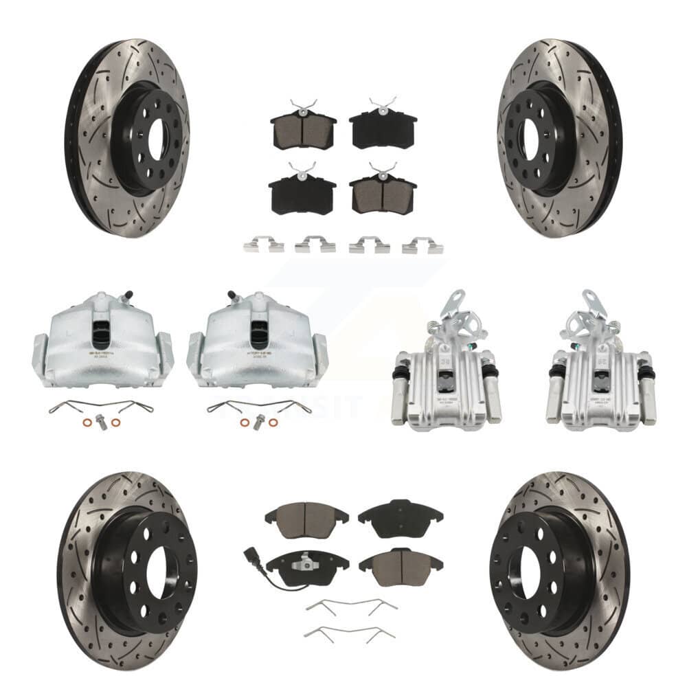 Transit Auto - KCD-100218C - Front and Rear Disc Brake Kits