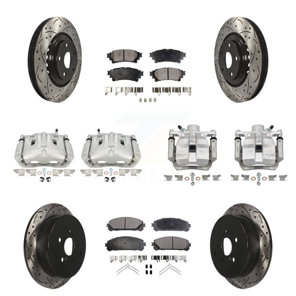 Transit Auto - KCD-100218P - Front and Rear Disc Brake Kits