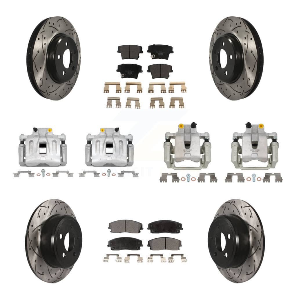 Transit Auto - KCD-100219T - Front and Rear Disc Brake Kits