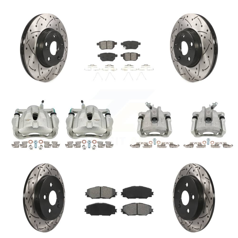 Transit Auto - KCD-100221S - Front and Rear Disc Brake Kits