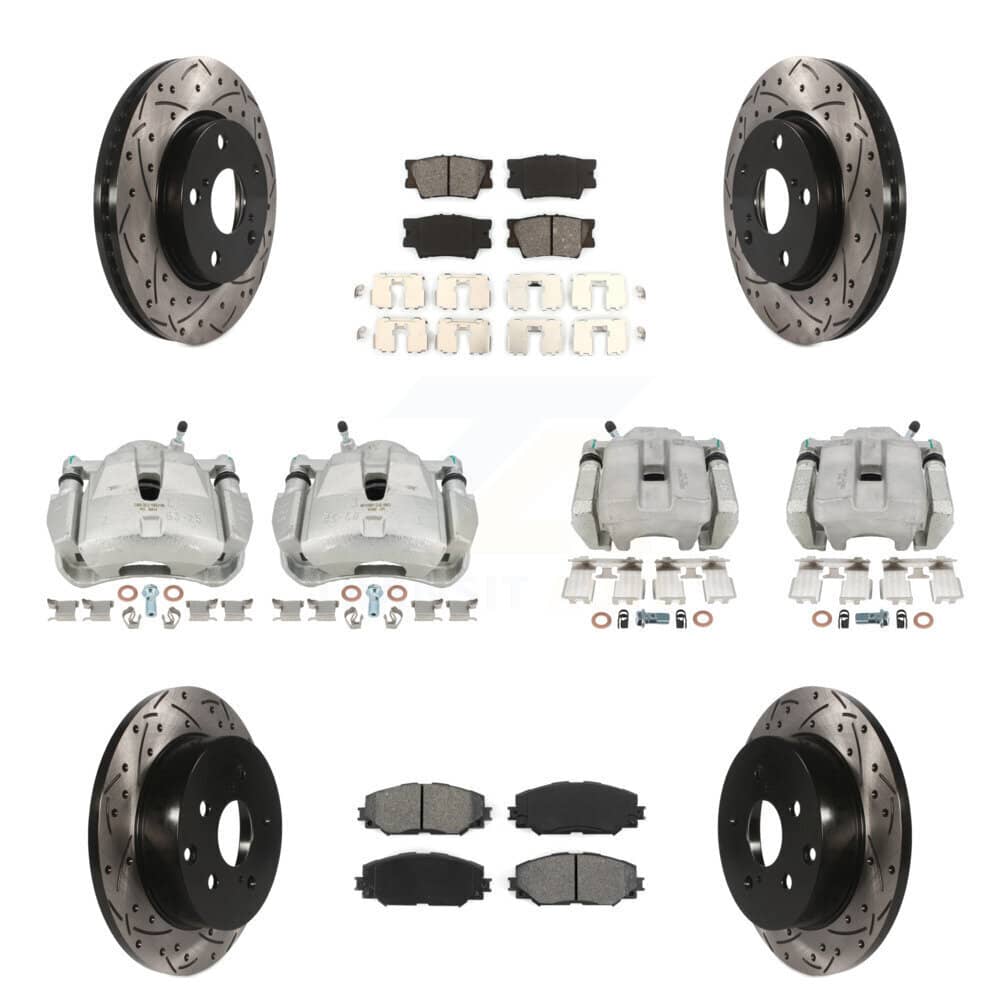 Transit Auto - KCD-100225S - Front and Rear Disc Brake Kits