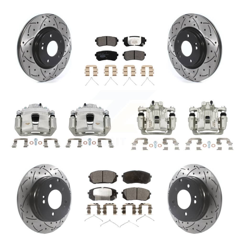 Transit Auto - KCD-100227T - Front and Rear Disc Brake Kits