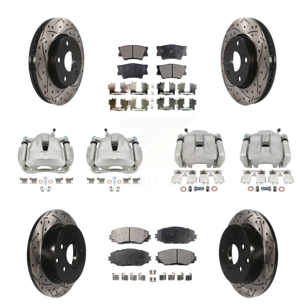 Transit Auto - KCD-100228P - Front and Rear Disc Brake Kits
