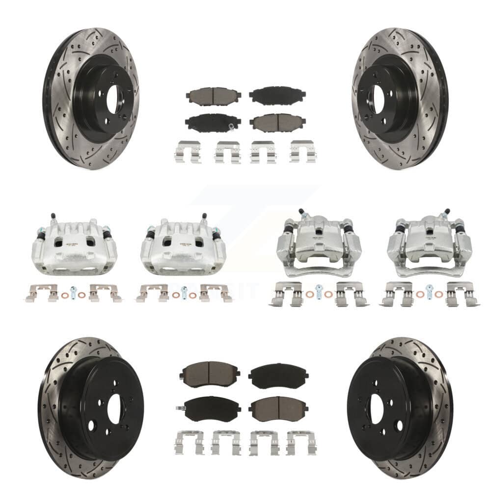 Transit Auto - KCD-100231C - Front and Rear Disc Brake Kits