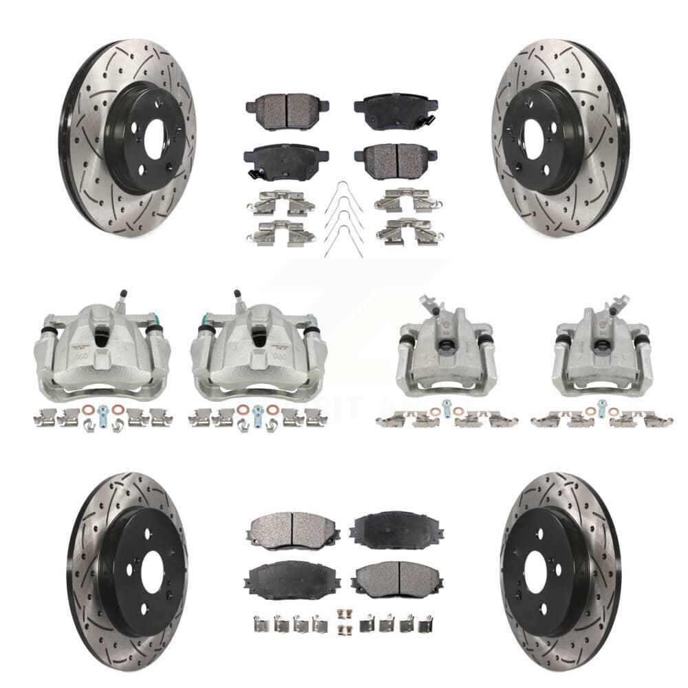 Transit Auto - KCD-100231T - Front and Rear Disc Brake Kits