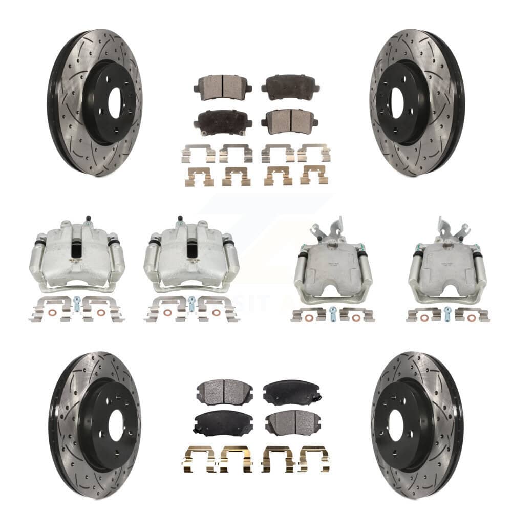 Transit Auto - KCD-100233P - Front and Rear Disc Brake Kits