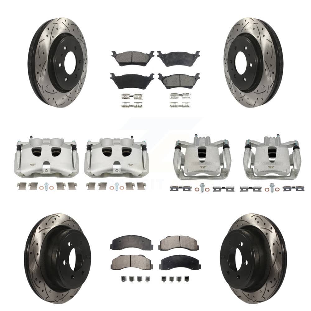 Transit Auto - KCD-100233T - Front and Rear Disc Brake Kits