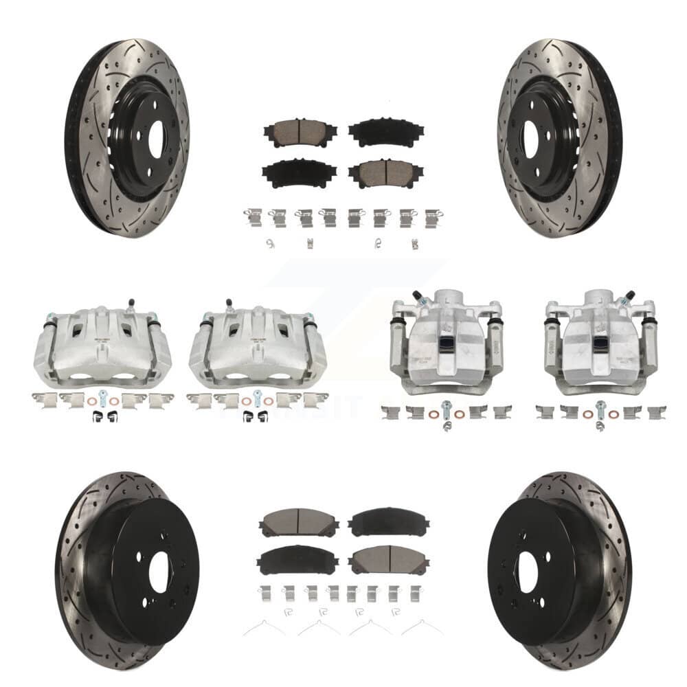 Transit Auto - KCD-100236C - Front and Rear Disc Brake Kits