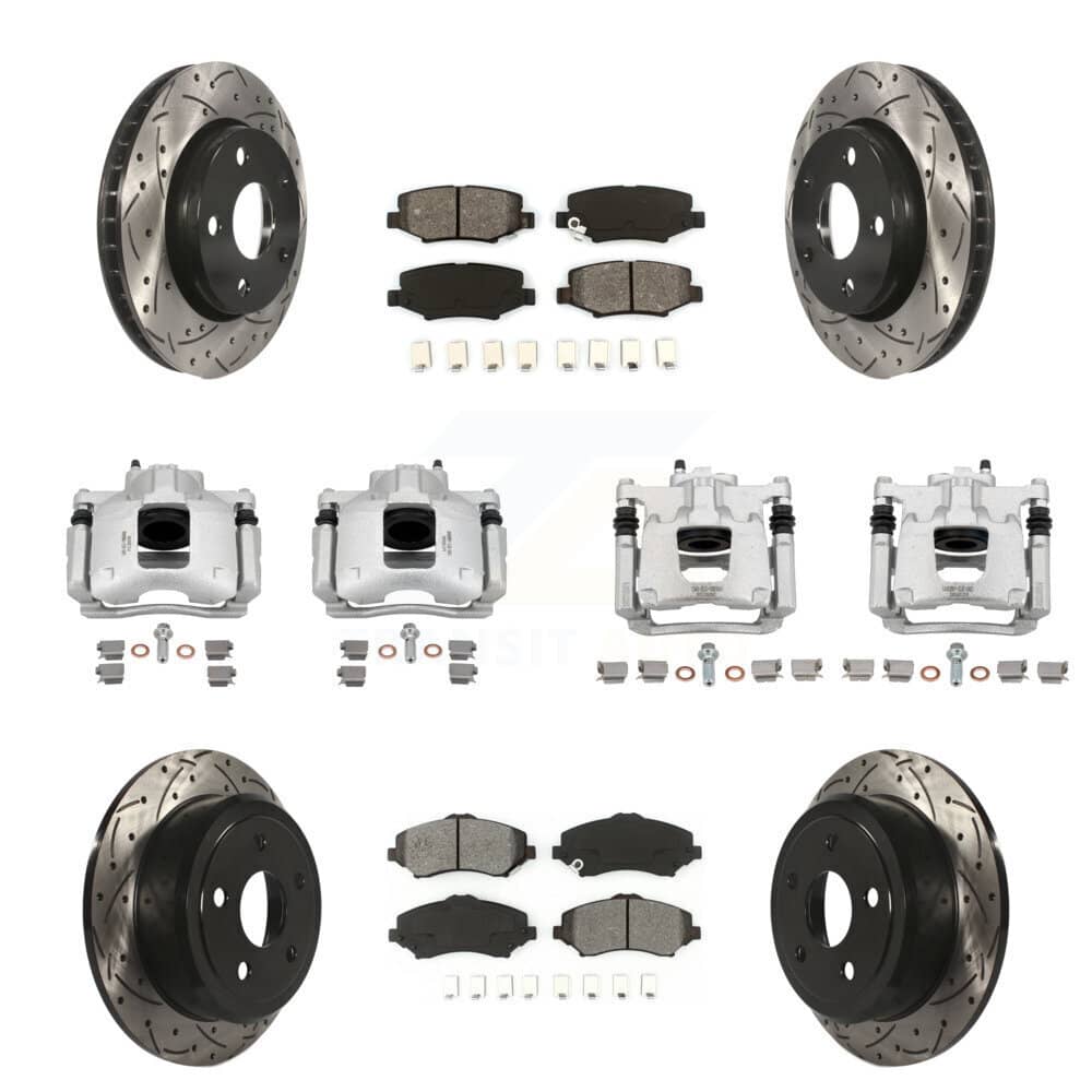 Transit Auto - KCD-100237S - Front and Rear Disc Brake Kits