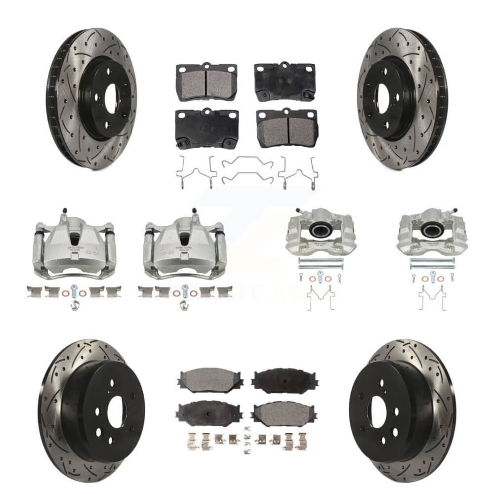 Transit Auto - KCD-100238P - Front and Rear Disc Brake Kits