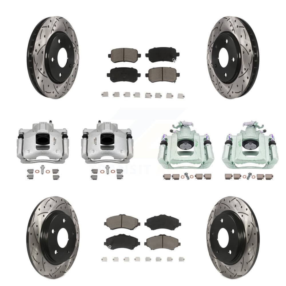 Transit Auto - KCD-100241C - Front and Rear Disc Brake Kits