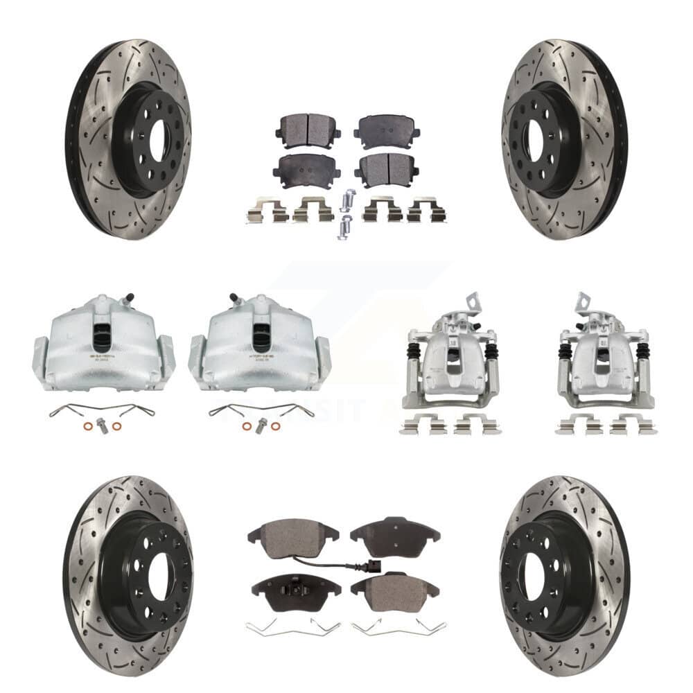 Transit Auto - KCD-100244P - Front and Rear Disc Brake Kits