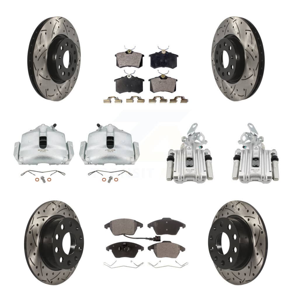 Transit Auto - KCD-100250P - Front and Rear Disc Brake Kits