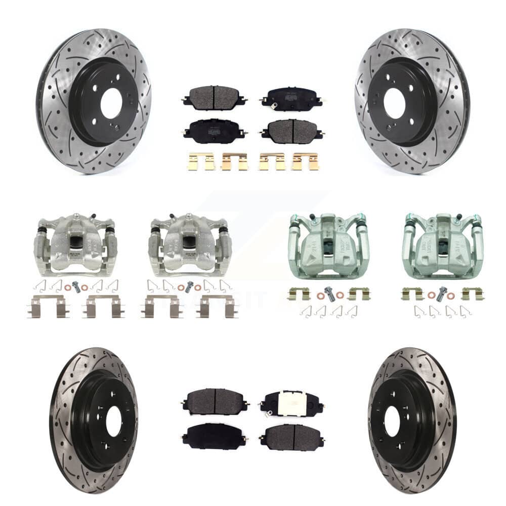 Transit Auto - KCD-100254P - Front and Rear Disc Brake Kits