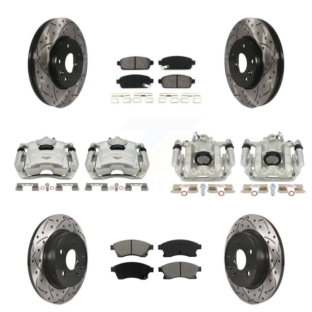 Transit Auto - KCD-100255S - Front and Rear Disc Brake Kits
