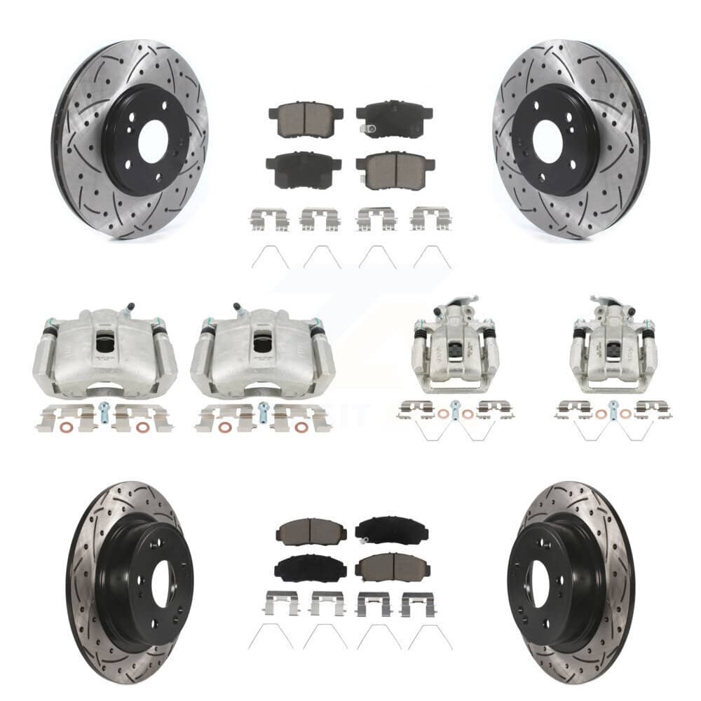 Transit Auto - KCD-100257C - Front and Rear Disc Brake Kits